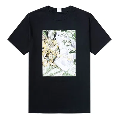 Supreme Ss20 Week 1 Bling Tee Money Printing Short Sleeve Unisex Black