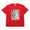 Supreme Ss20 Week 1 Bling Tee Money Printing Short Sleeve Unisex Red