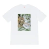 Supreme Ss20 Week 1 Bling Tee Us Dollar Printing Short Sleeve Unisex White