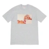 Supreme Ss20 Week 1 Cherries Tee Cherry Short Sleeve Unisex Gray In Gold