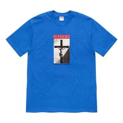 Supreme Ss20 Week 1 Loved By The Children Tee In Blue