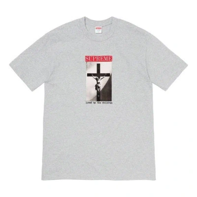 Supreme Ss20 Week 1 Loved By The Children Tee In Gray