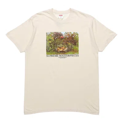 Supreme Ss20 Week 1 Masterpieces Tee In Neutral