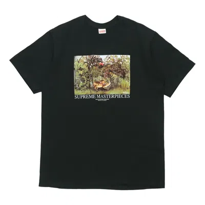 Supreme Ss20 Week 1 Masterpieces Tee Landscape Printing Short Sleeve Unisex Black