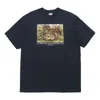 Supreme Ss20 Week 1 Masterpieces Tee Landscape Printing Short Sleeve Unisex Navy Blue