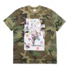 Supreme Ss20 Week 1 Naomi Tee Character Printing Short Sleeve Unisex Green Camouflage
