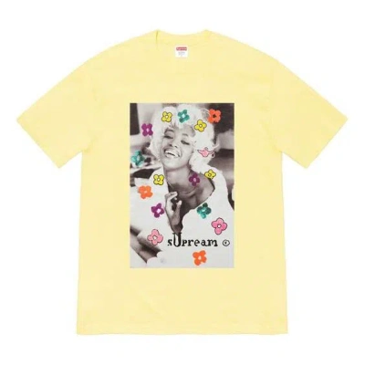 Supreme Ss20 Week 1 Naomi Tee Character Printing Short Sleeve Unisex Yellow