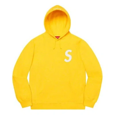 Supreme Ss20 Week 1 S Logo Hooded Sweatshirt In Yellow