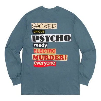 Supreme Ss20 Week 1 Sacred Unique Ls Tee In Blue