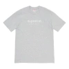 Supreme Ss20 Week 1 Shop Tee Classic Logo Short Sleeve Unisex Gray In Gray