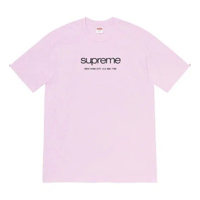 Supreme Ss20 Week 1 Shop Tee Logo Tee In Pink