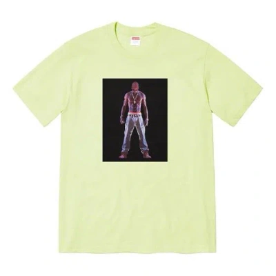 Supreme Ss20 Week 1 Tupac Hologram Tee In Green