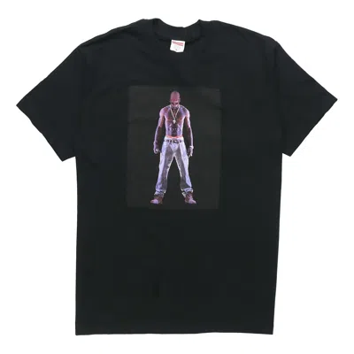 Supreme Ss20 Week 1 Tupac Hologram Tee Virtual Characters Short Sleeve Unisex Black