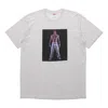 Supreme Ss20 Week 1 Tupac Hologram Tee Virtual Characters Short Sleeve Unisex Gray