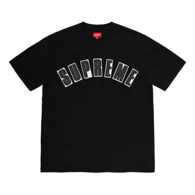 Supreme Ss20 Week 3 Arc Appliqu Ss Top Logo Tee In Black