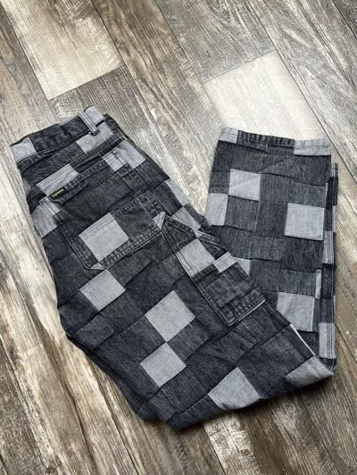 Pre-owned Supreme Ss21  Patched Denim Pant 30 In Black