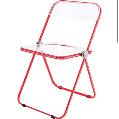 Pre-owned Supreme Ss22  X Castelli Plia Chair In Red