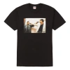 Supreme Ss22 The Killer Trust Tee Bloody Twins Chow Yun Fat Printing Short Sleeve Unisex Black In Black