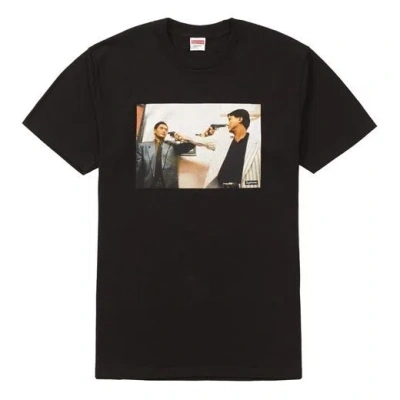 Supreme Ss22 The Killer Trust Tee Bloody Twins Chow Yun Fat Printing Short Sleeve Unisex Black