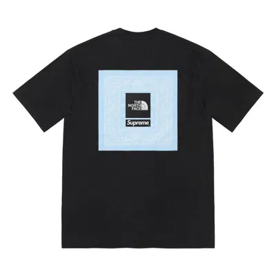 Supreme Ss22 Week 16 X The North Face Bandana Tee Logo Tee In Black