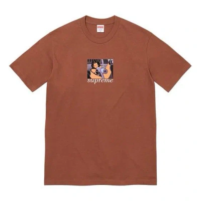 Supreme Ss22 Week 6 X Aeon Flux Gun Tee In Brown