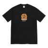 Supreme Ss22 Week 8 Person Tee Cartoon Alphabet Printing Round Neck Short Sleeve Unisex In Black