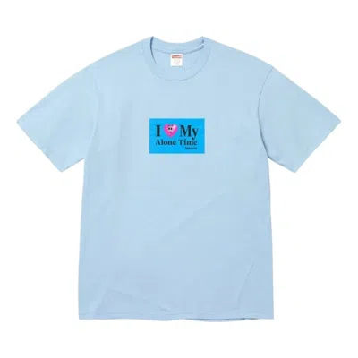 Supreme Alone Time T-shirt In Blue