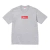 Supreme Arabic Box T-shirt In Gray