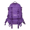 Supreme Logo-detail Backpack In Purple