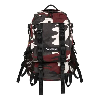Supreme Ss26 Backpack 'red Camo'