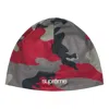 Supreme Ss26 Base Layer Beanie 'red Camo' In Multi
