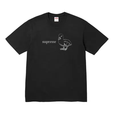 Supreme Duck Graphic T-shirt In Black