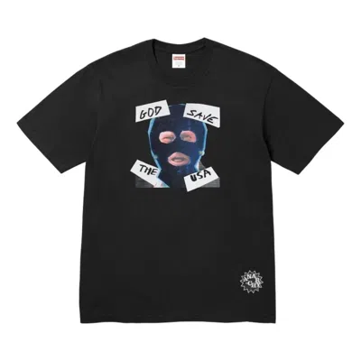 Supreme Graphic-print T-shirt In Black