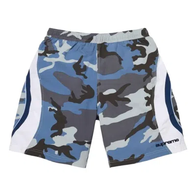 Supreme Camouflage-print Paneled Shorts In Multi