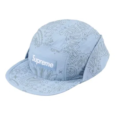 Supreme Bandana-print Cap In Blue