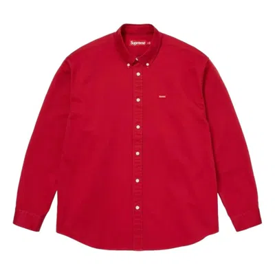 Supreme Ss26 Small Box Shirt 'dark Red' In Multi