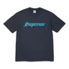 Supreme Logo-print T-shirt In Blue