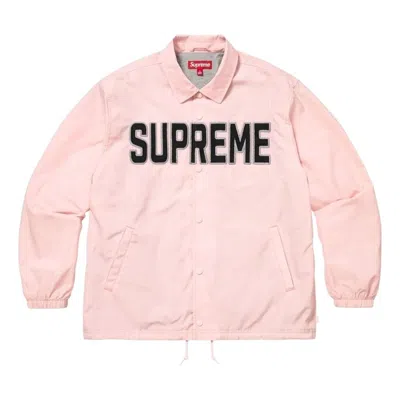 Supreme Ss26 Spellout Coaches Jacket 'pink'