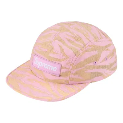 Supreme Ss26 Tiger Camo Ripstop Camp Cap 'pink'