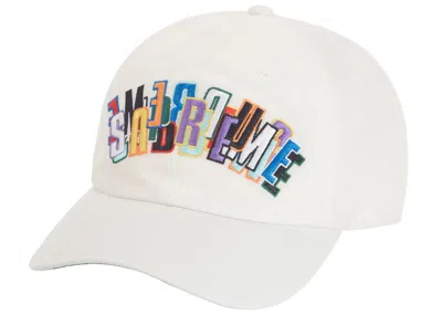 Pre-owned Supreme Stacked Cordura 6panel In White