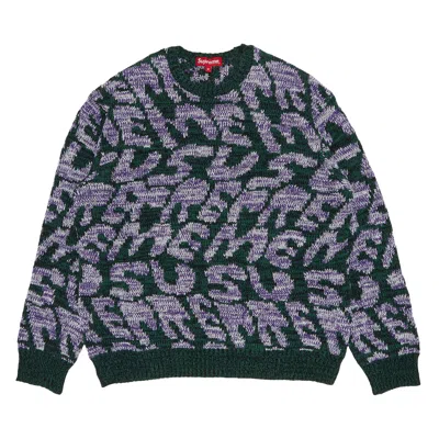 Pre-owned Supreme Stacked Sweater 'green'