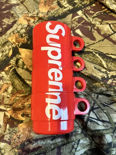 Pre-owned Supreme Stacking Cups In Red