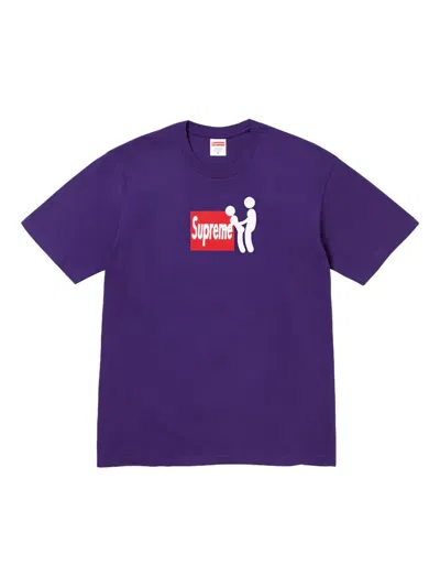 Supreme Stadium Printed "purple" T-shirt