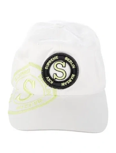 Pre-owned Supreme Stamp 6-panel Cap In White