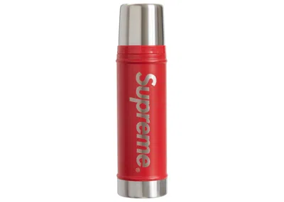 Pre-owned Supreme Stanley 20 Oz. Vacuum Insulated Bottle In Red