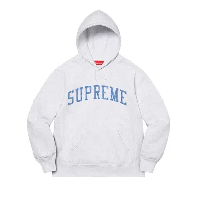 Pre-owned Supreme Stars Arc Hooded Sweatshirt 'ash Grey' | Men's Size M In Gray