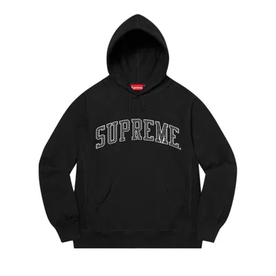 Pre-owned Supreme Stars Arc Hooded Sweatshirt 'black'