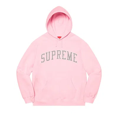 Pre-owned Supreme Stars Arc Hooded Sweatshirt 'light Pink' | Men's Size L