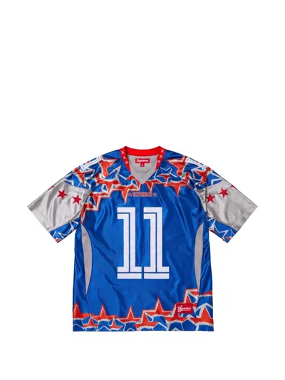 Supreme Stars Football Jersey Royal T-shirt In Blue