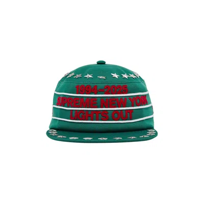 Pre-owned Supreme Stars Studded Pillbox Hat 'dark Green' | Men's Size Onesize